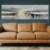 Golden Reflection Over Quiet City
