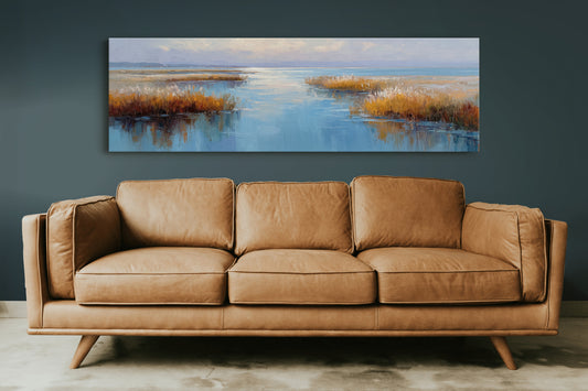Golden Reeds by Quiet Waters