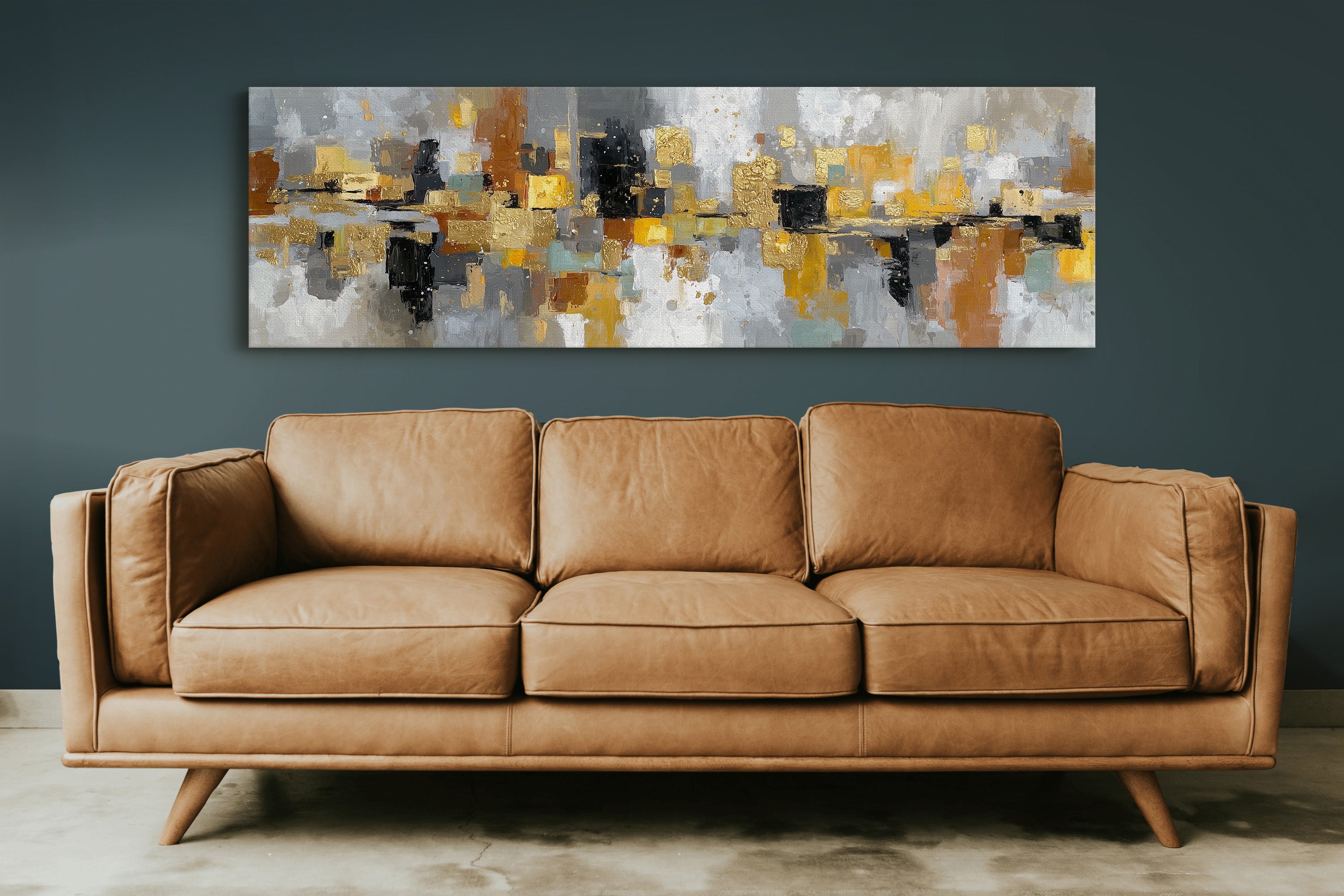 Golden City Abstract