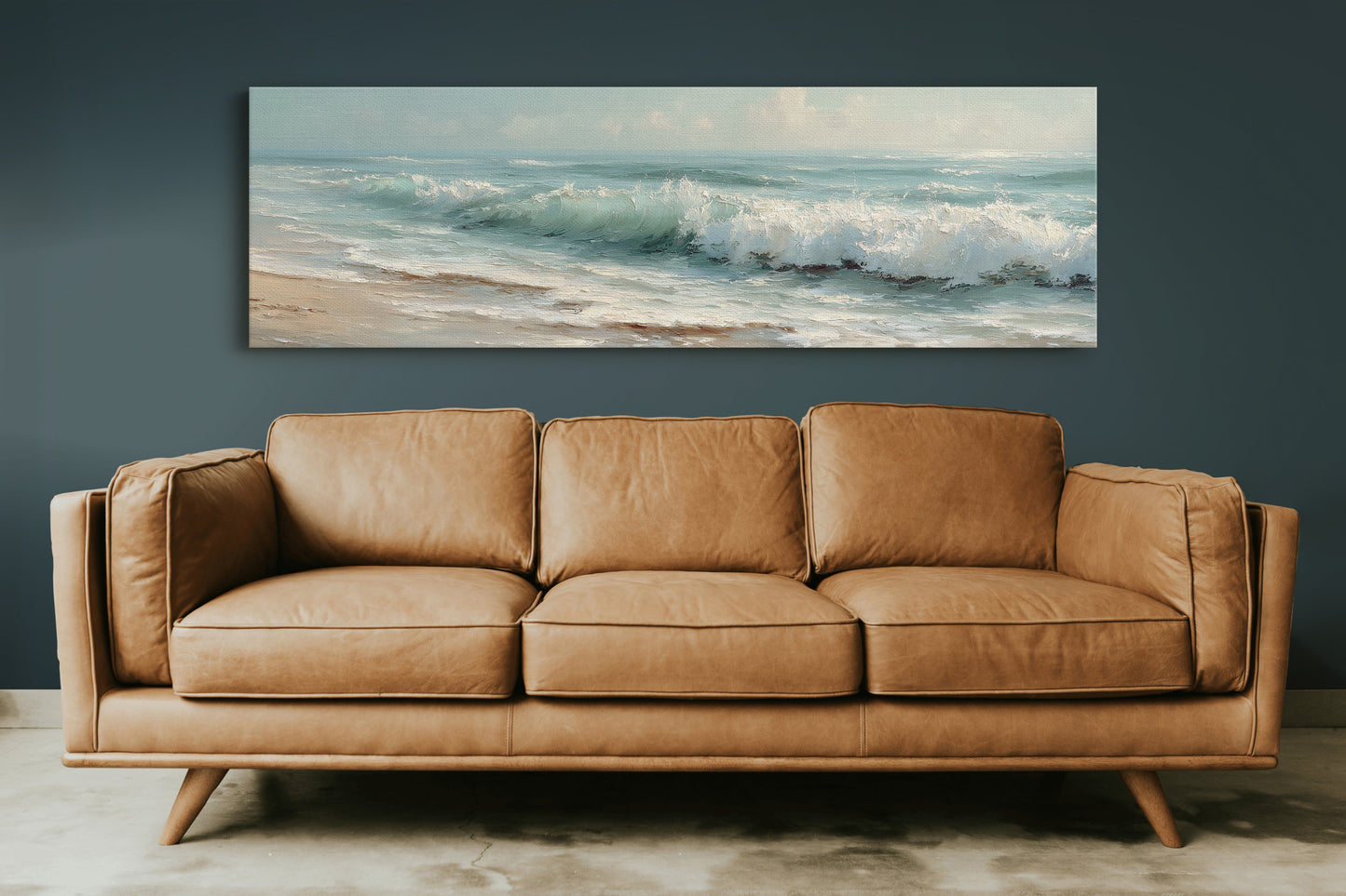 Rolling Waves on Quiet Shore