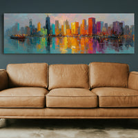 Neon City Reflections