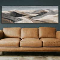 Flowing Sand Dune Abstract Landscape