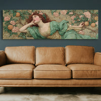 Romantic Art Nouveau Garden Muse