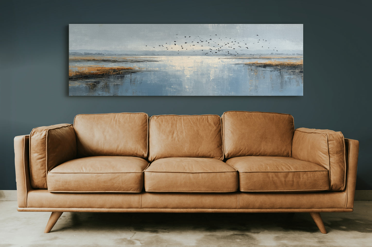 Coastal Marsh Birds Landscape Wall Art