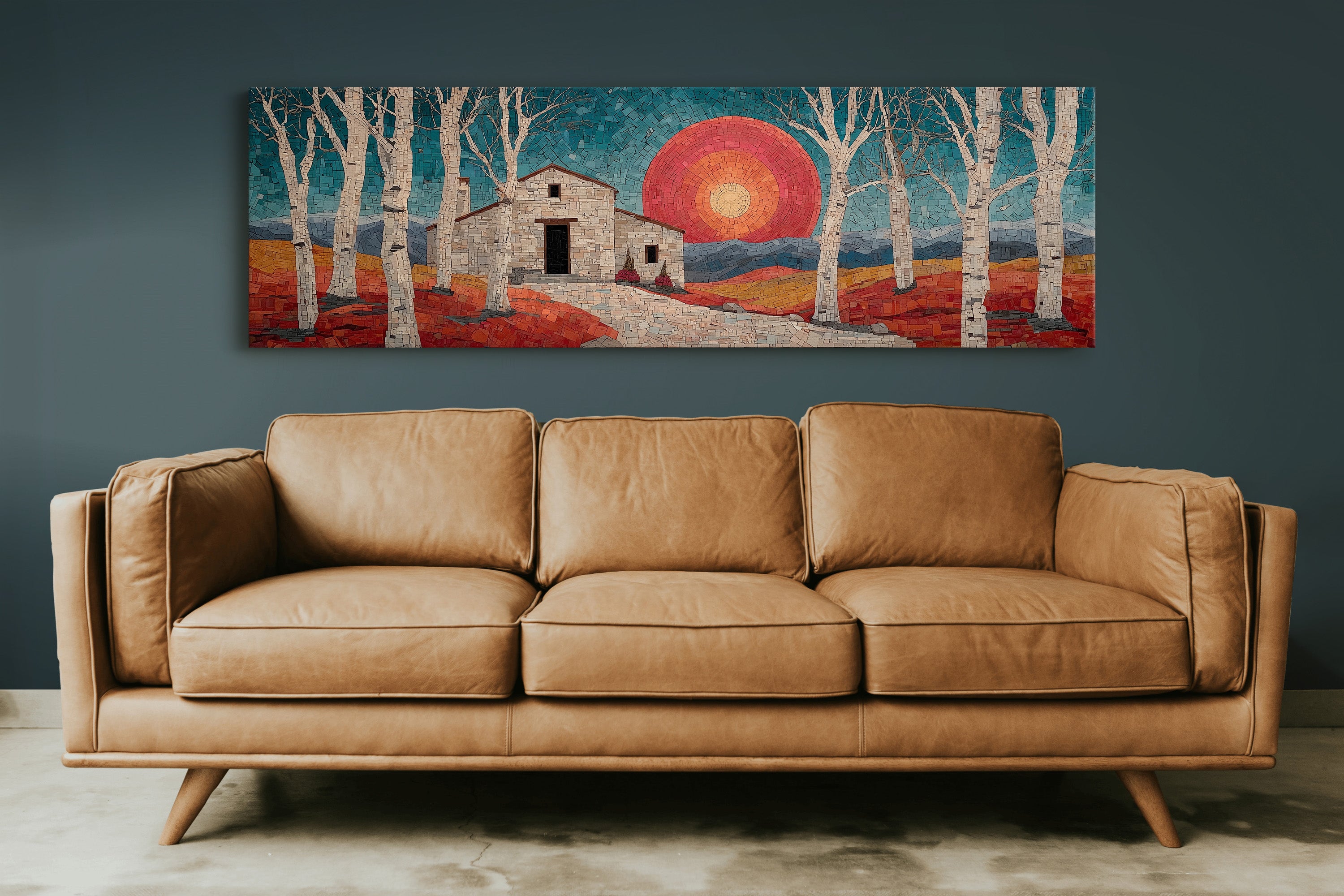 Chapel Beneath the Crimson Sun