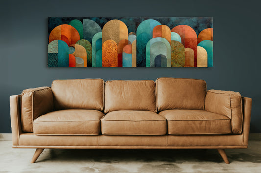 Art Deco Arches In Jewel Tones