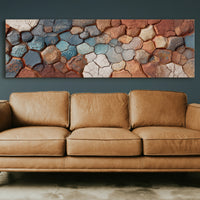 Cracked Earth Mosaic in Desert Tones