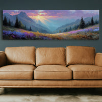 Sunlight Over Wildflower Valley