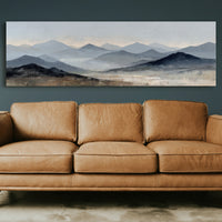 Silent Peaks Beneath Fading Light