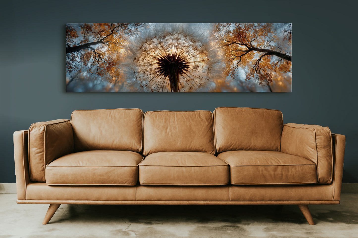 Dandelion Halo In Autumn Light