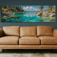 Crystal Waters Of The Mountain Shore
