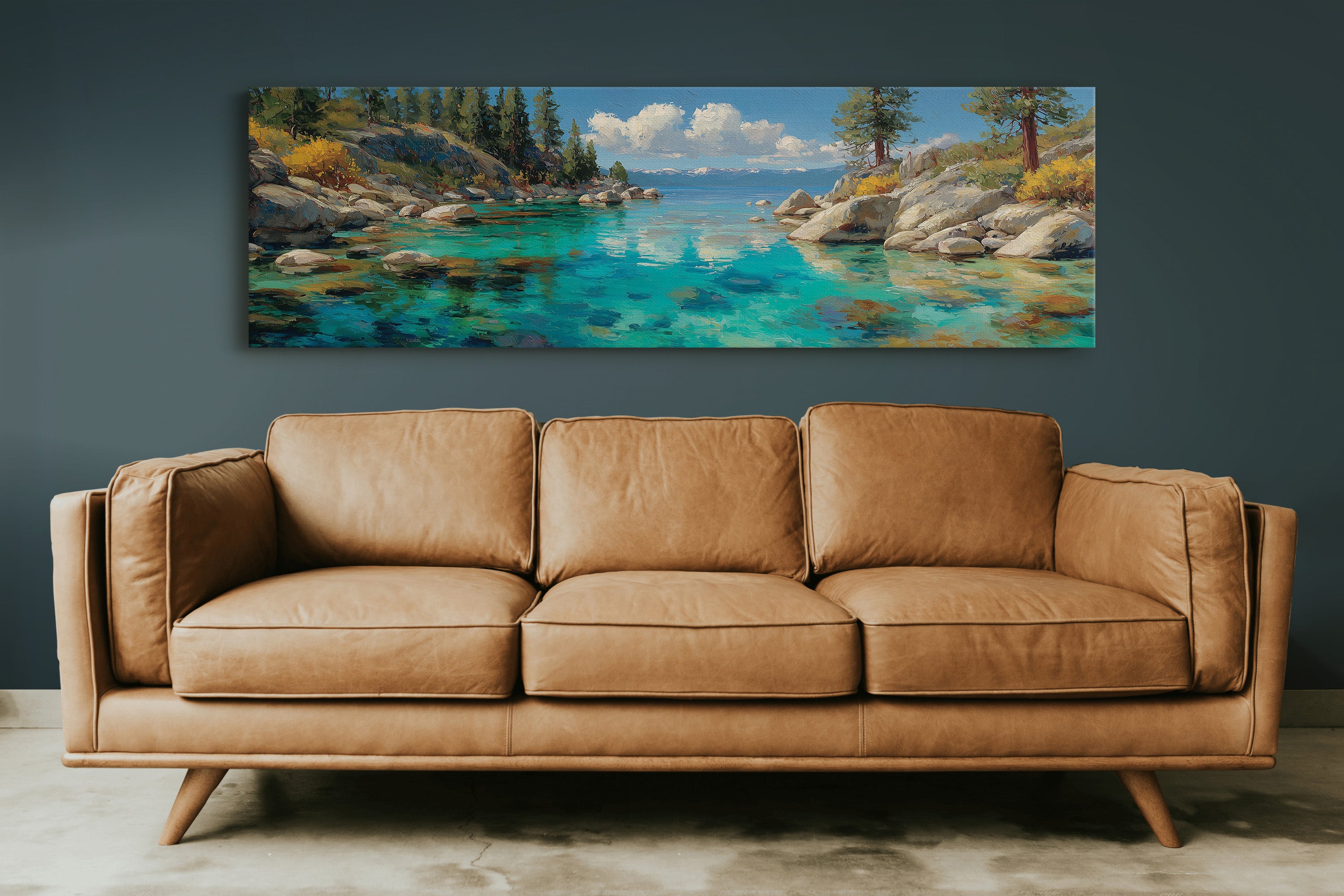 Crystal Waters Of The Mountain Shore