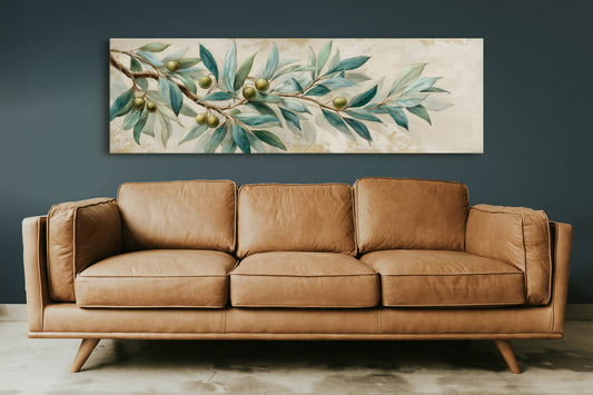 Olive Branch In Soft Mediterranean Light