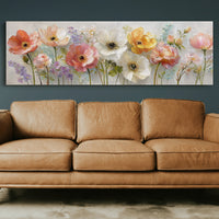 Garden Blooms In Soft Pastel Light