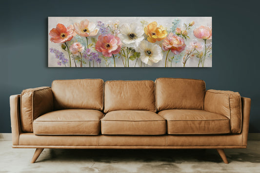 Garden Blooms In Soft Pastel Light