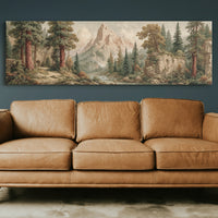 Majestic Mountain Forest Wilderness Landscape