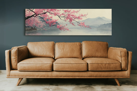 Cherry Blossoms Over Quiet Waters