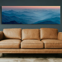 Blue Mountains Beneath A Quiet Dawn