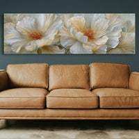 Golden Hearts Of White Blossoms