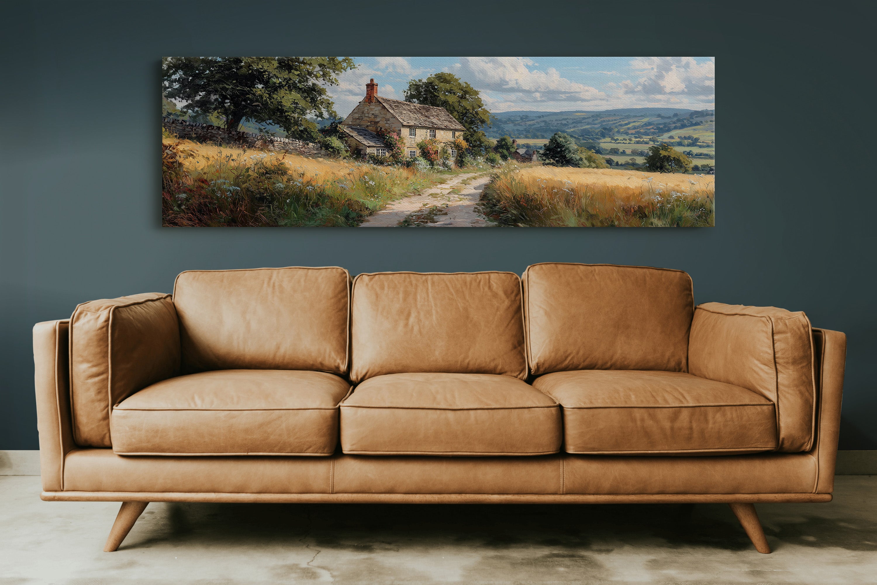 The Cottage Beyond The Wheat