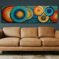Circles Of Color Mosaic Rhythm