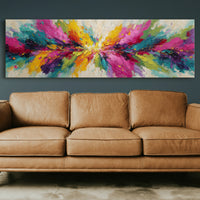 Explosion Of Color And Motion