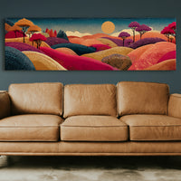 Sunlit Hills of Autumn Dreams