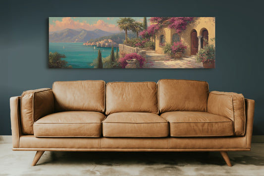 Terrace Overlooking The Blue Coast