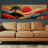 Sunset Over The Painted Hills