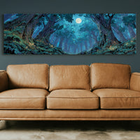 Moonlit Enchanted Forest Path