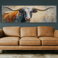 Majestic Longhorn Portrait