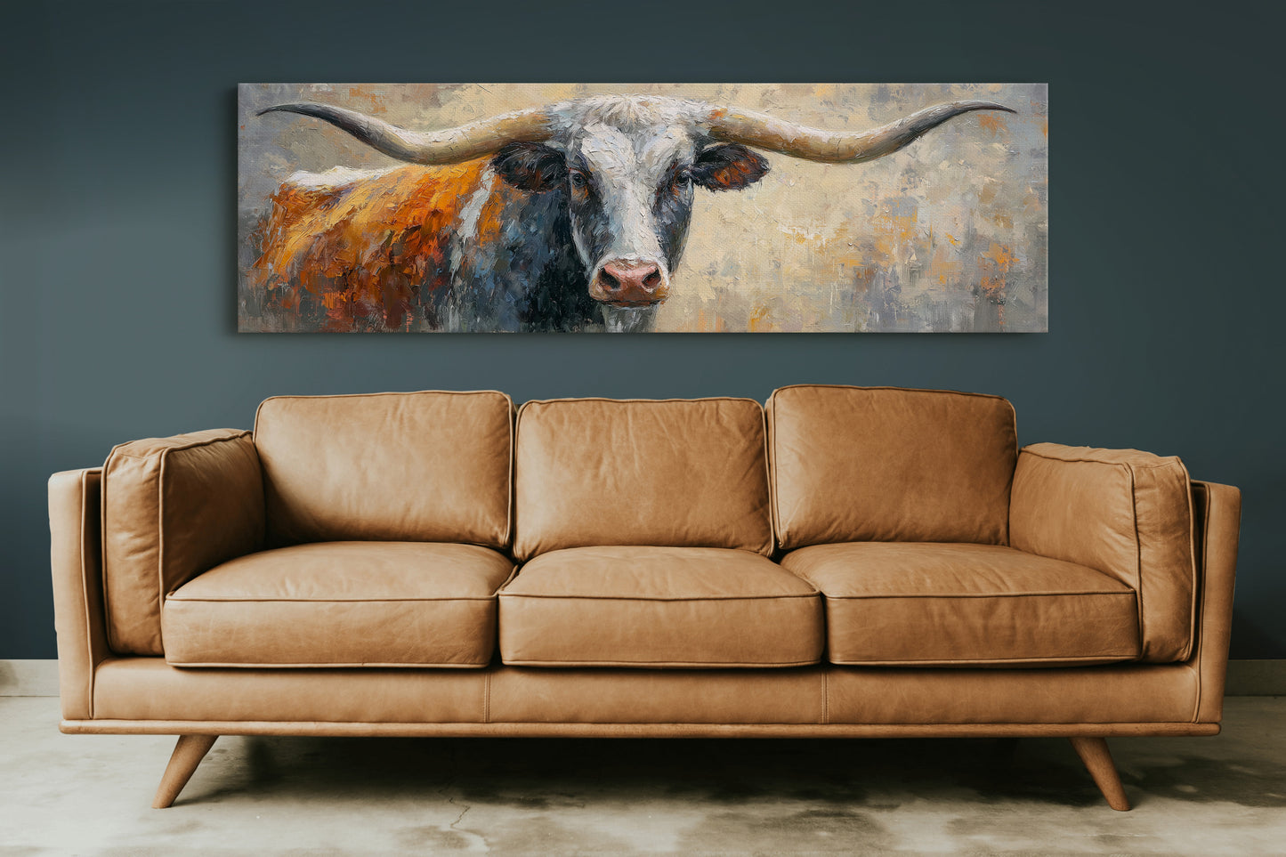 Majestic Longhorn Portrait