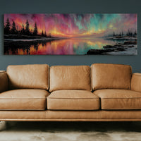 Northern Lights Over Still Waters