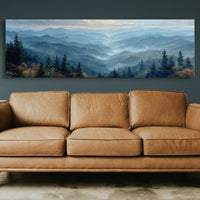 Misty Blue Mountain Valley