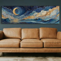 Celestial Moonlit Waves