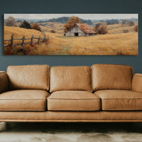 Autumn Hillside Barn