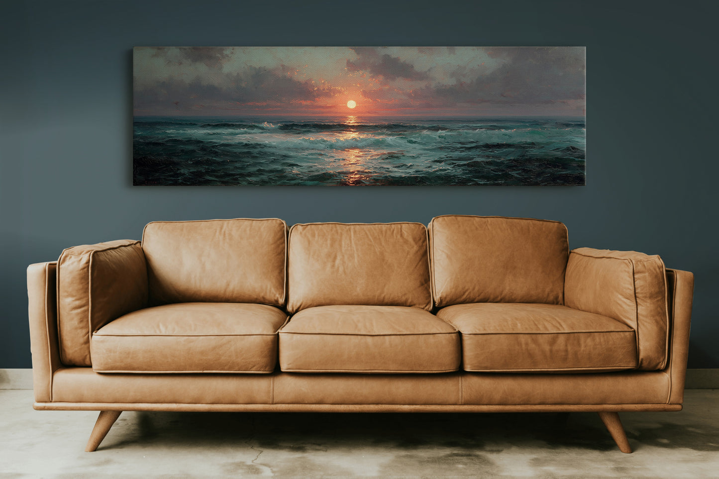 Crimson Ocean Sunset