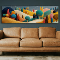 Whimsical Starlit Hills