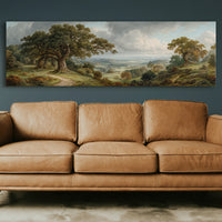 Ancient Oaks Over Rolling Valleys