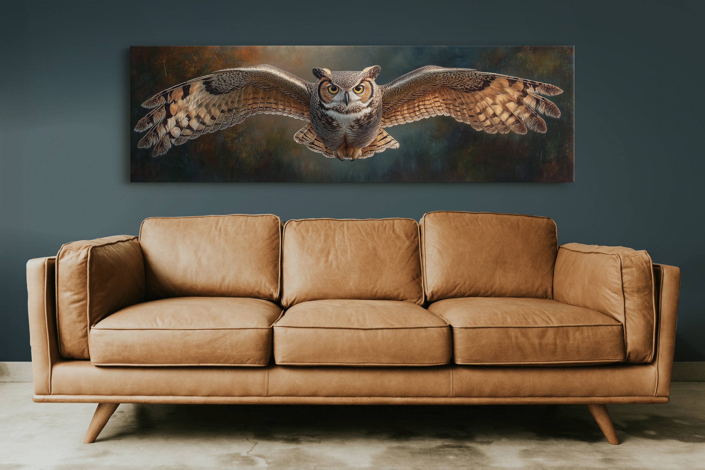 Majestic Owl in Flight