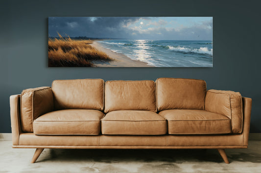 Moonlight Along the Storm Coast