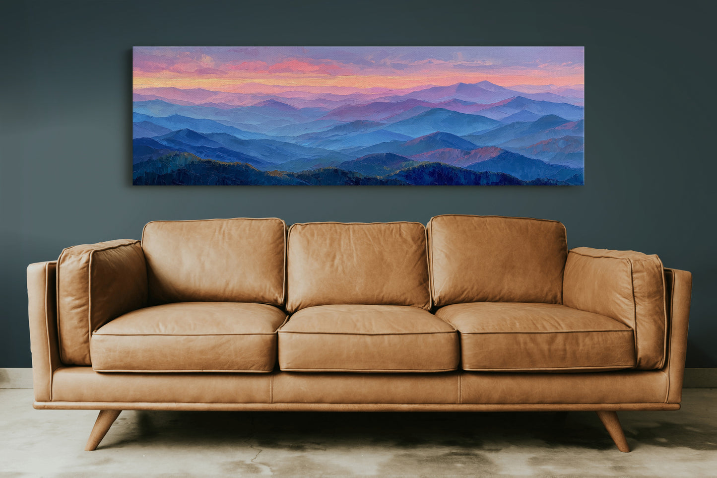 Pastel Mountains Drift at Dusk
