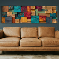 Colorblock Grain Mosaic