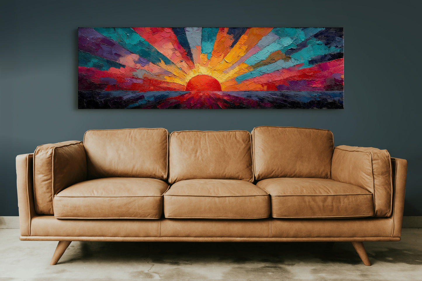 Sunburst in Painted Fire