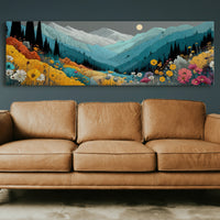 Moonlight Over Wildflower Valley