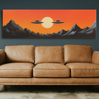 Visitors in the Red Sky