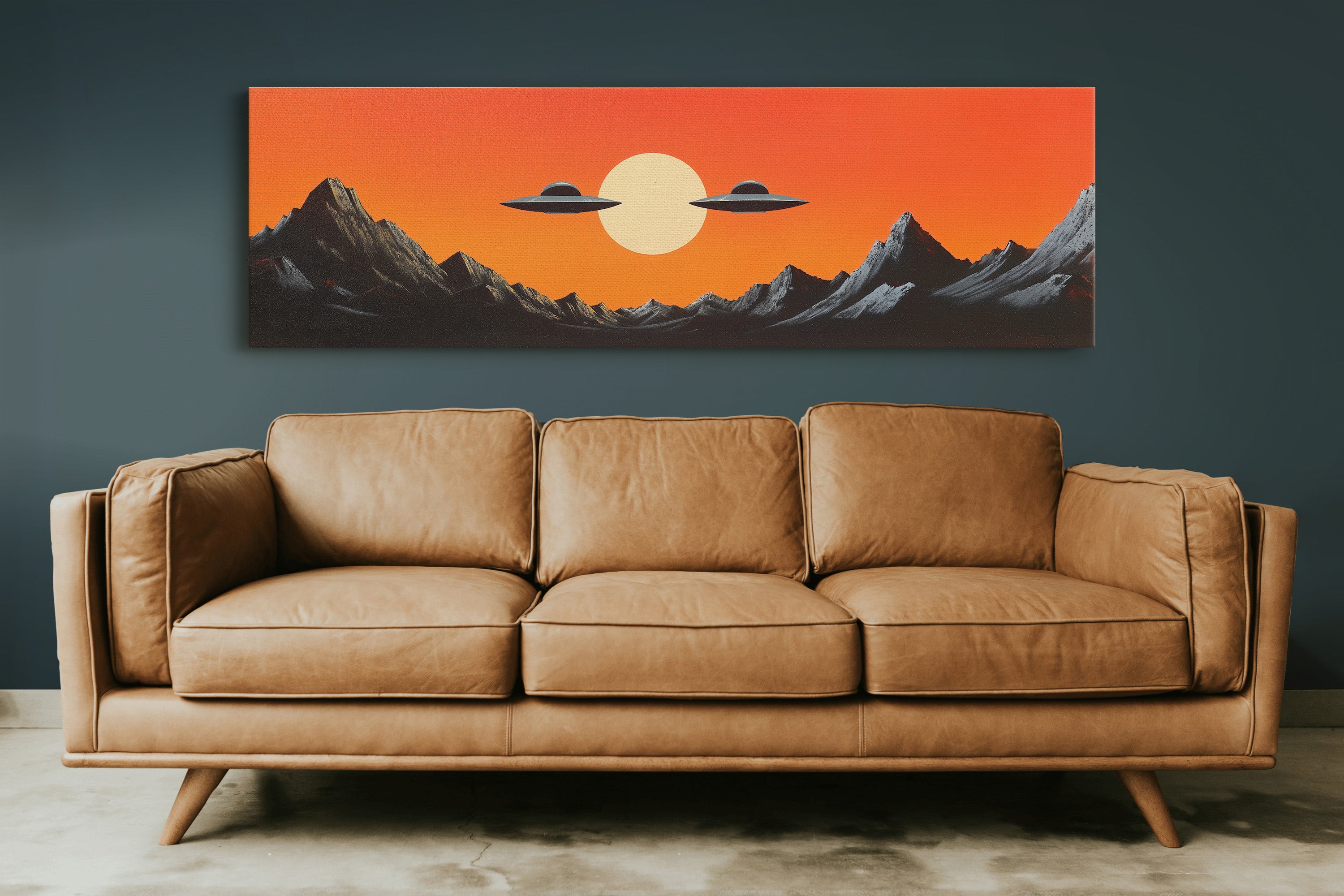 Visitors in the Red Sky
