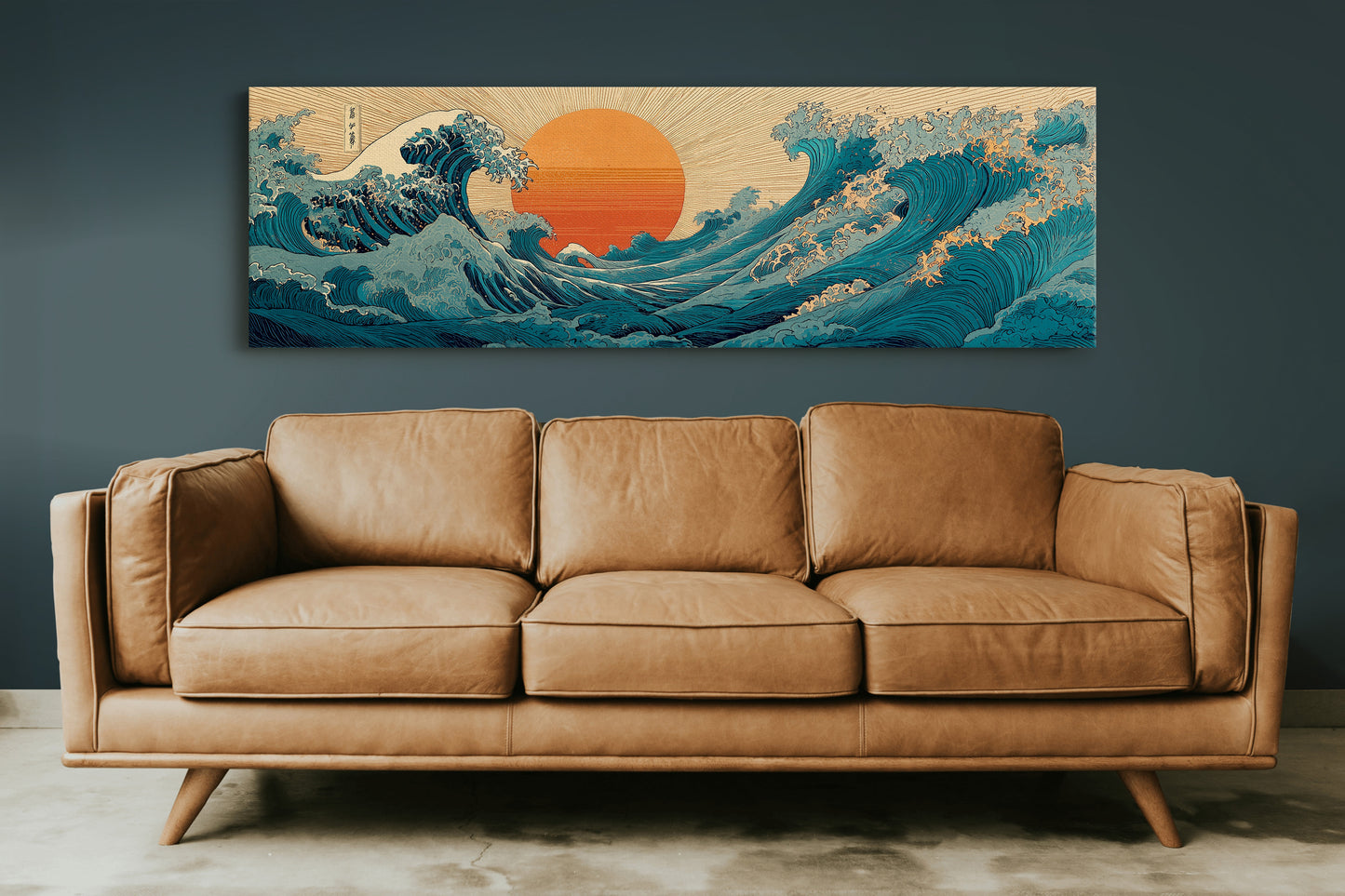 Waves Rise To Meet the Sun
