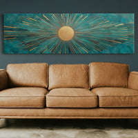 Sunburst Over Deep Waters