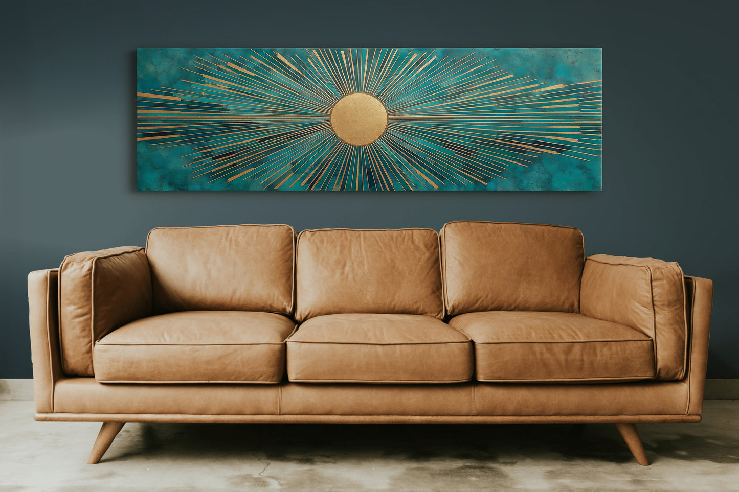 Sunburst Over Deep Waters